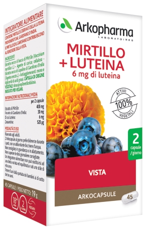 ARKO CAPSULE MIRTILLO+LUTEINA 45 CAPSULE - farmagiri