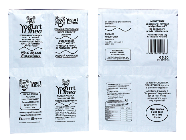 YOGURT LINEA FERMENTI LIOFILIZZATI 4 BUSTINE DA 6,5 G - farmagiri