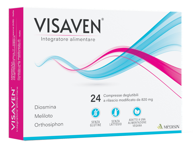 VISAVEN 24 COMPRESSE 19,2 G - farmagiri