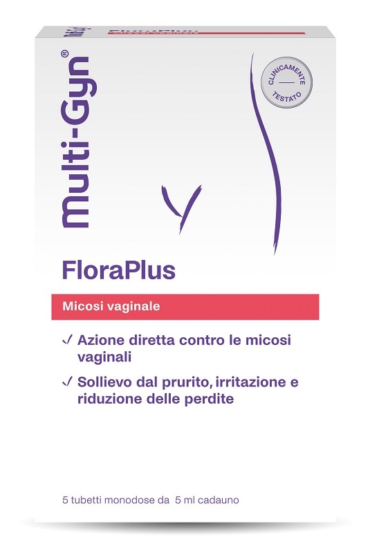 FLORAPLUS MULTI-GYN CANDIDOSI VAGINALE 5 TUBETTI X 5 ML - farmagiri