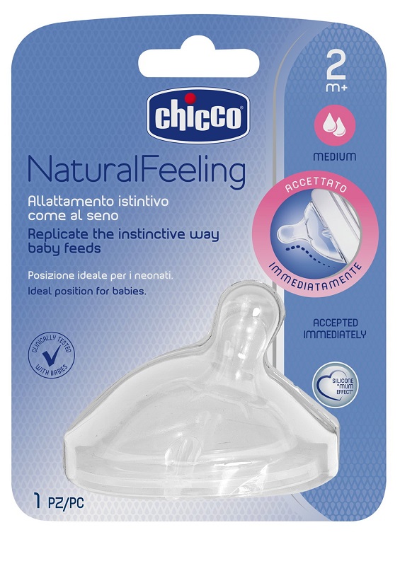 CHICCO TETTARELLA STEPUP NEW 2M+ FLUSSO MEDIO - farmagiri