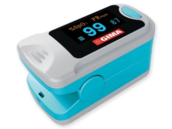 PULSOSSIMETRO DA DITO PULSOXIMETRO OXY-3 CON DISPLAY PER MISURAZIONE DIOSSIGENO NEL SANGUE E BATTITO CARDIACO CON CORDINO E BATTERIE - farmagiri
