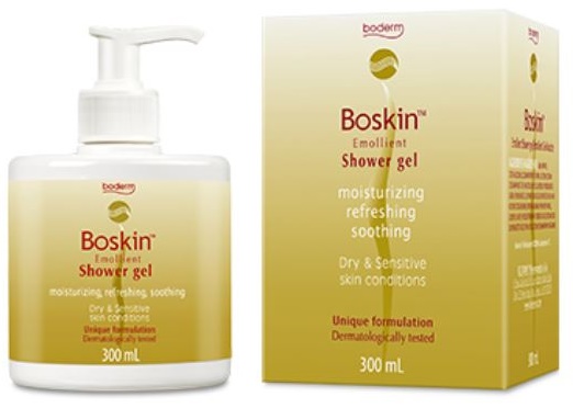 BOSKIN DOCCIA GEL EMOLLIENTE CUOIO CAPELLUTO E PELLE 300 ML - farmagiri