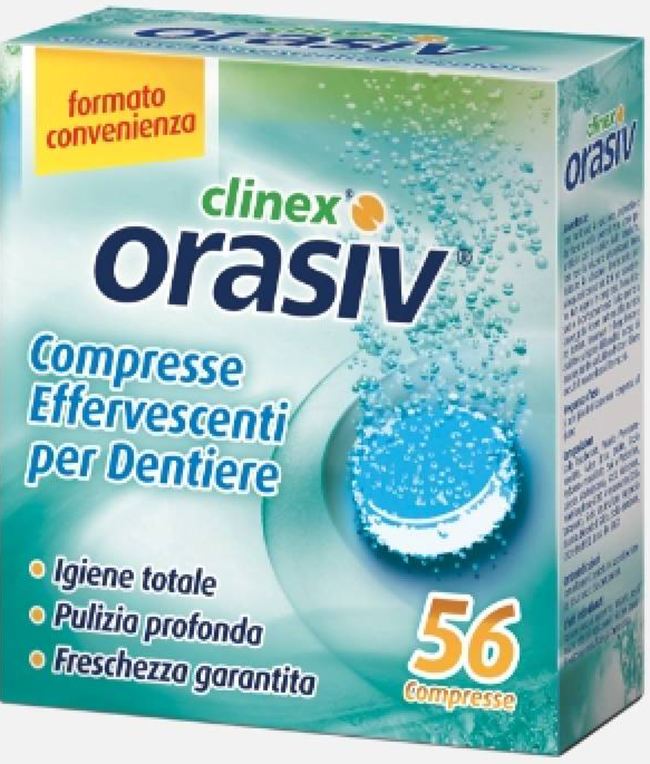 ORASIV CLINEX 56 COMPRESSE EFFERVESCENTI - farmagiri