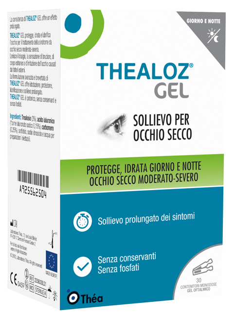 THEALOZ GEL OFTALMICO 30 CONTENITORI MONODOSE 0,4 G - farmagiri