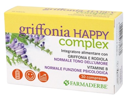 GRIFFONIA HAPPY COMPLEX 30 COMPRESSE - farmagiri