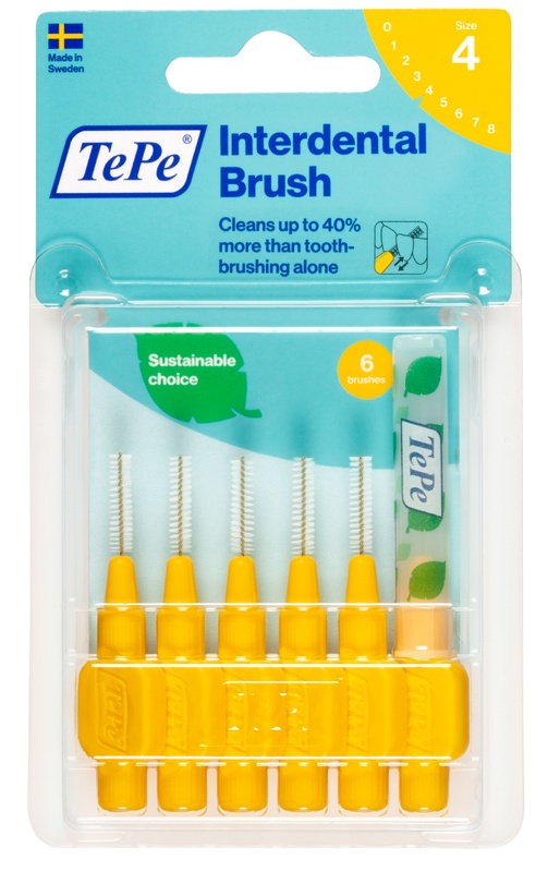 TEPE SCOVOLINO GIALLO 0,7 MM 6 PEZZI - farmagiri