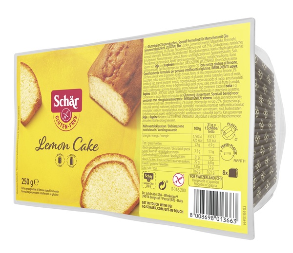 SCHAR LEMON CAKE 250 G - farmagiri