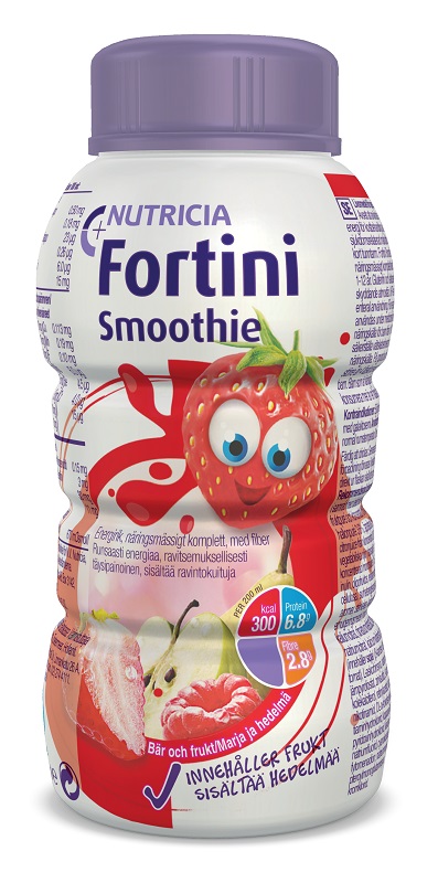 FORTINI SMOOTHIE MULTI FIBRE GUSTO FRUTTI ROSSI 200 ML - farmagiri