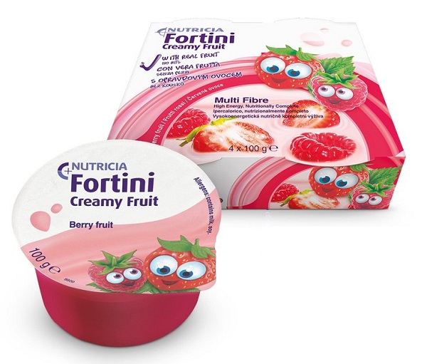 FORTINI CREAMY FRUIT MULTI FIBRE FRUTTI ROSSI 4X100 G - farmagiri