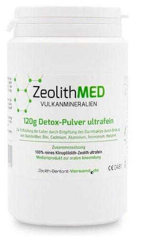 ZEOLITHMED MINERALI VULCANICI DETOX POLVERE ULTRAFINE 120 G - farmagiri