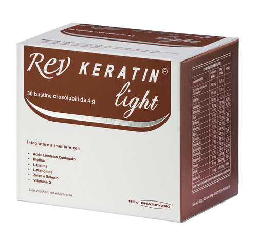 REV KERATIN LIGHT 30 BUSTE 120 G - farmagiri