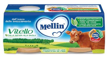 MELLIN OMOGENEIZZATO VITELLO 2 X 80 G - farmagiri