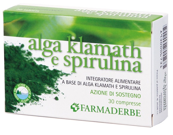 ALGA KLAMATH E SPIRULINA 30 COMPRESSE - farmagiri