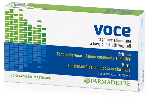 VOCE 20 COMPRESSE MASTICABILI - farmagiri