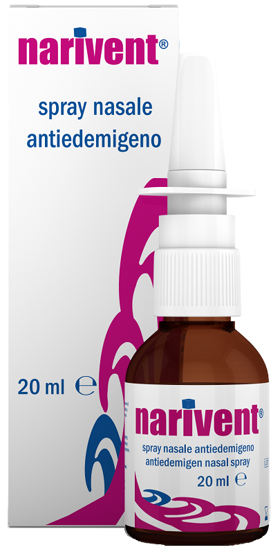 SPRAY NASALE ANTIEDEMIGENO NARIVENT FLACONE 20 ML - farmagiri