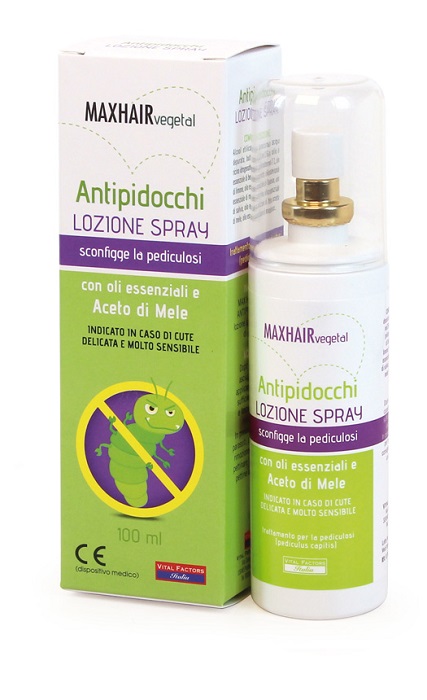MAXHAIR VEGETAL SPRAY TRATTAMENTO PIDOCCHI 100 ML - farmagiri