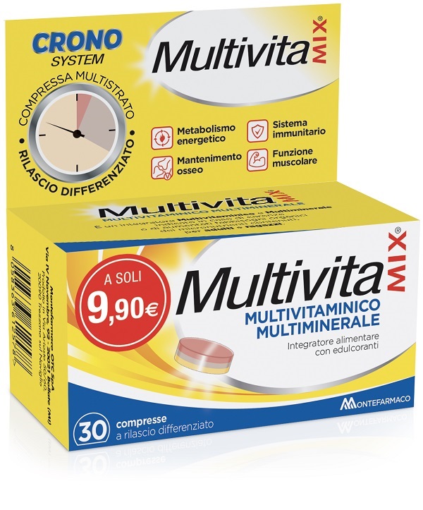 MULTIVITAMIX CRONO 30 COMPRESSE - farmagiri