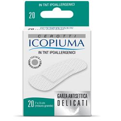 ICOPIUMA CEROTTO IN TESSUTO NON TESSUTO GRANDE 20 PEZZI - farmagiri