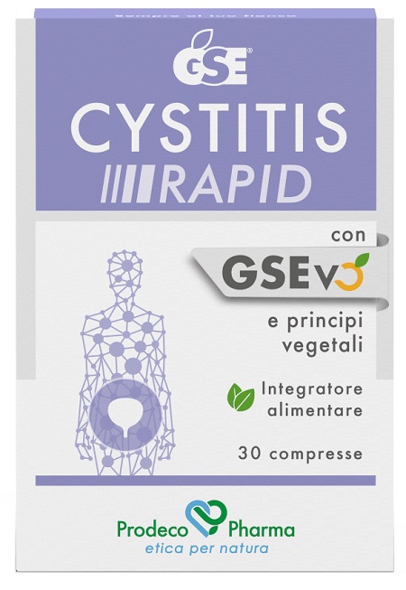 GSE CYSTITIS RAPID 30 COMPRESSE - farmagiri