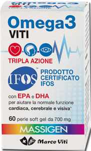 OMEGA3 VITI TRIPLA AZIONE 60 PERLE - farmagiri