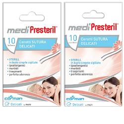 CEROTTO PER SUTURA MEDIPRESTERIL DELICATO TNT 3X75MM 10 PEZZI - farmagiri