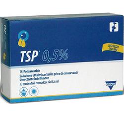 TSP 0,5% SOLUZIONE OFTALMICA UMETTANTE LUBRIFICANTE 30 FLACONCINI MONODOSE 0,5 ML - farmagiri