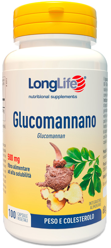 LONGLIFE GLUCOMANNANO 100 CAPSULE VEGETALI - farmagiri