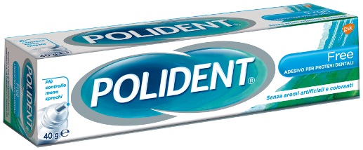POLIDENT FREE ADESIVO PER PROTESI DENTARIA 40 G - farmagiri