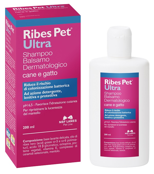 RIBES PET ULTRA SHAMPOO DERMATOLOGICO FLACONE 200 ML - farmagiri
