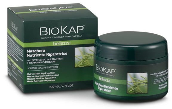 BIOKAP BELLEZZA MASCHERA NUTRIENTE/RIPARATRICE 200 ML BIOSLINE - farmagiri