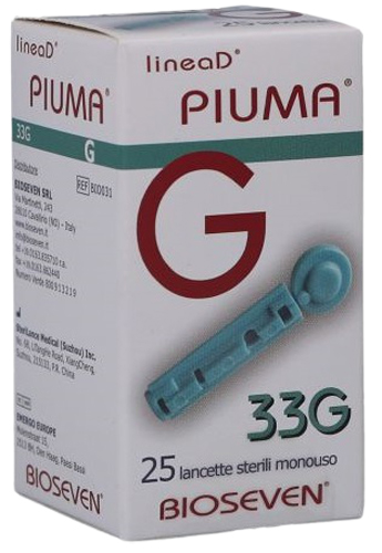 LANCETTE PUNGIDITO LINEA D PIUMA GAUGE 33 25 PEZZI - farmagiri