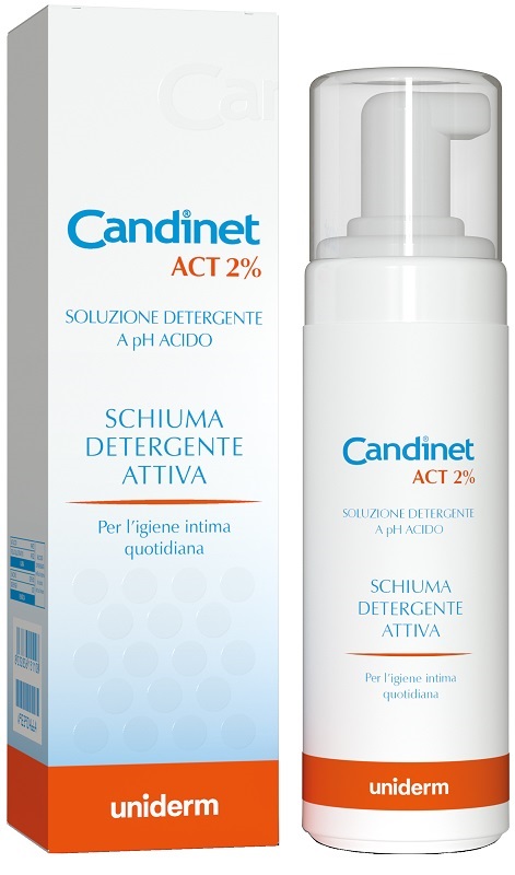 CANDINET ACT 2% SCHIUMA DETERGENTE ATTIVA 150 ML - farmagiri