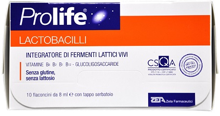PROLIFE LACTOBACILLI 10 FLACONCINI 8 ML - farmagiri