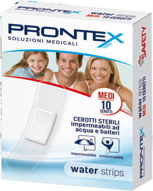 CEROTTO PRONTEX WATER STRIPS MEDIO 10 PEZZI - farmagiri