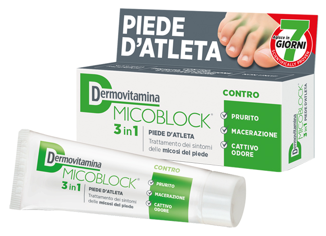 DERMOVITAMINA MICOBLOCK 3 IN 1 PIEDE D'ATLETA 30 ML - farmagiri