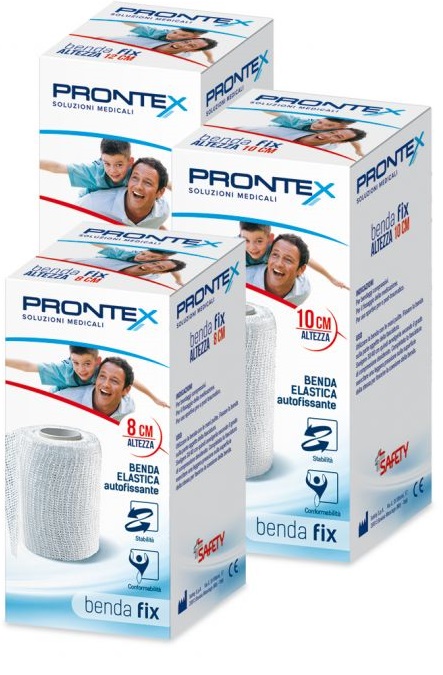 BENDA ELASTICA PRONTEX FIX AUTOFISSANTE 12 CM DI ALTEZZA PER4 METRI IN ESTENSIONE 1 PEZZO - farmagiri