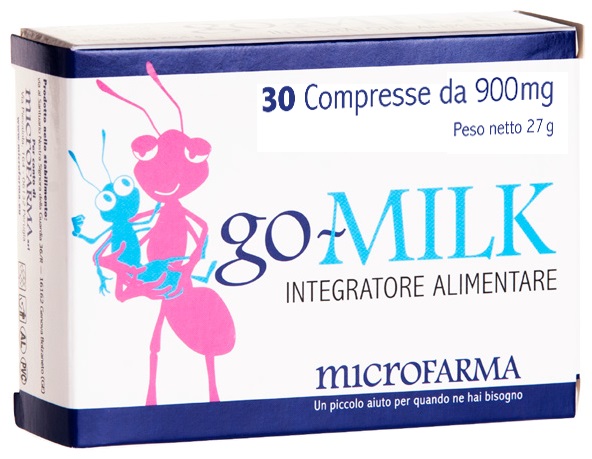 GO-MILK 30 COMPRESSE - farmagiri