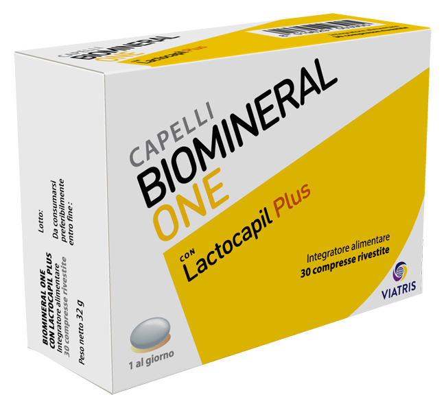 BIOMINERAL ONE LACTOCAPIL PLUS 30 COMPRESSE - farmagiri
