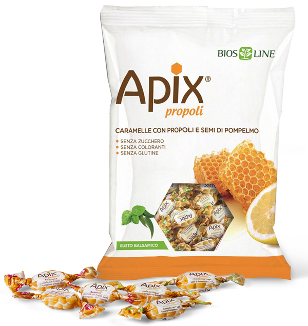 APIX PROPOLI CARAMELLA BALSAMICA 50 G BIOSLINE - farmagiri