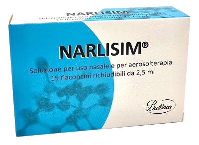 NARLISIM SOLUZIONE PER USO NASALE E AEROSOLTERAPIA 15 FLACONCINI RICHIUDIBILI DA 2,5 ML L'UNO - farmagiri