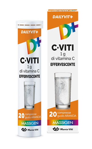 MASSIGEN VITAMINA C 1G EFFERVESCENTE 20 COMPRESSE - farmagiri