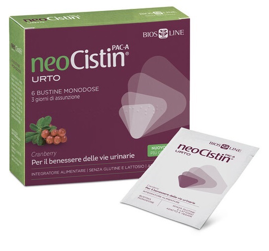 NEOCISTIN PAC A URTO 6 BUSTINE MONODOSE - farmagiri