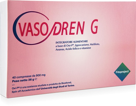 VASODREN G 40 COMPRESSE DA 900 MG - farmagiri