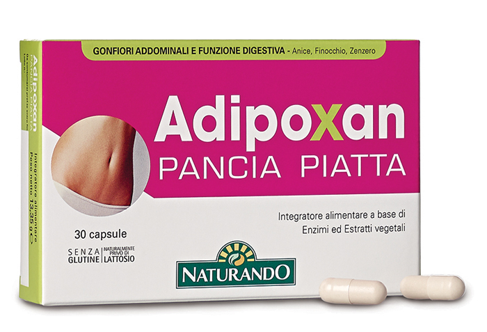 ADIPOXAN PANCIA PIATTA 30 CAPSULE - farmagiri