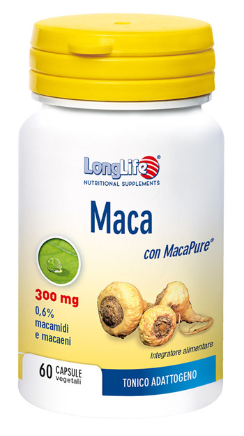 LONGLIFE MACA 60 CAPSULE VEGETALI DA 550 MG - farmagiri
