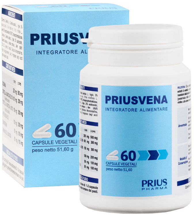 PRIUSVENA 60 CAPSULE - farmagiri