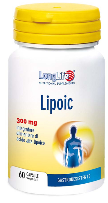 LONGLIFE LIPOIC 300 MG 60 CAPSULE VEGETALI DA 500 MG - farmagiri