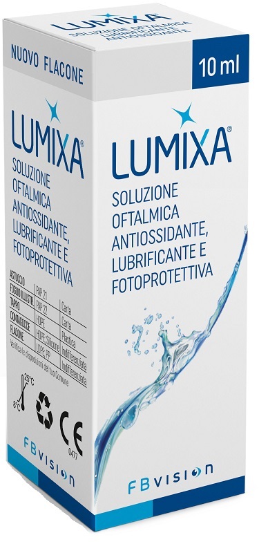 LUMIXA SOLUZIONE OFTALMICA LUBRIFICANTE ANTIOSSIDANTE 10 ML - farmagiri