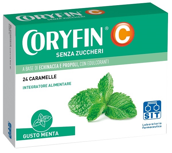 CORYFIN C SENZA ZUCCHERO MENTOLO 48 G - farmagiri